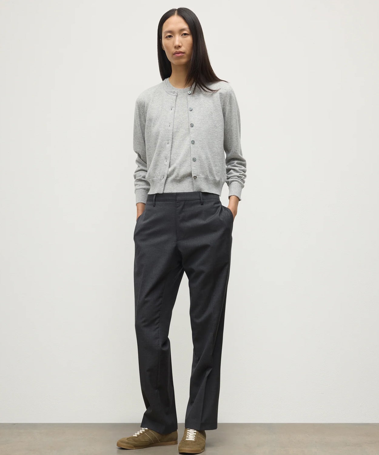 クラシックカーディガン(カシミヤ)(WOMEN) 全2色 | BRITISH MADE