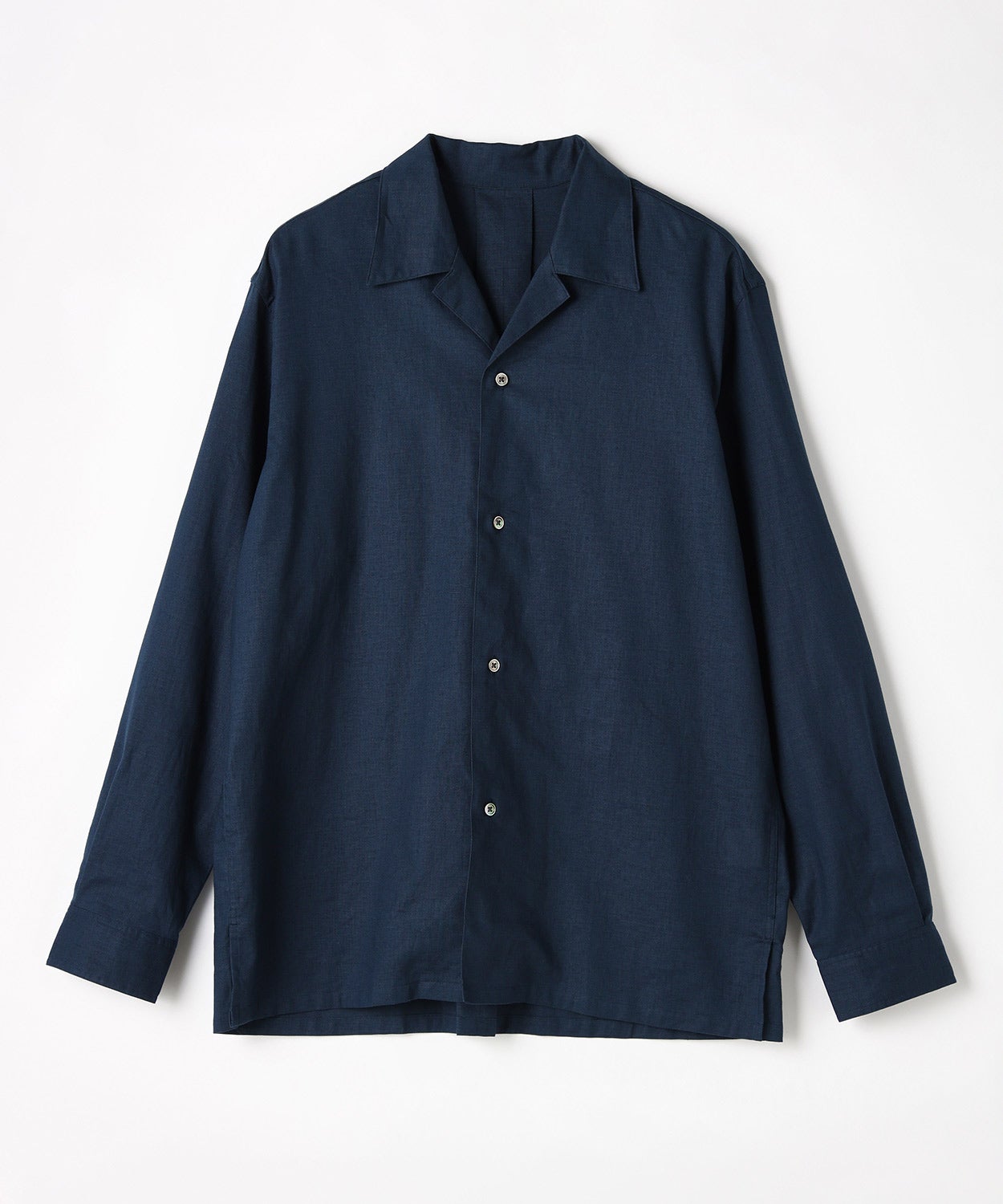 BRITISH MADE オープンカラーシャツ ヘイスティングス ネイビー L オープンカラーシャツ/ヘイスティングス(MEN) 全3色 | BRITISH MADE