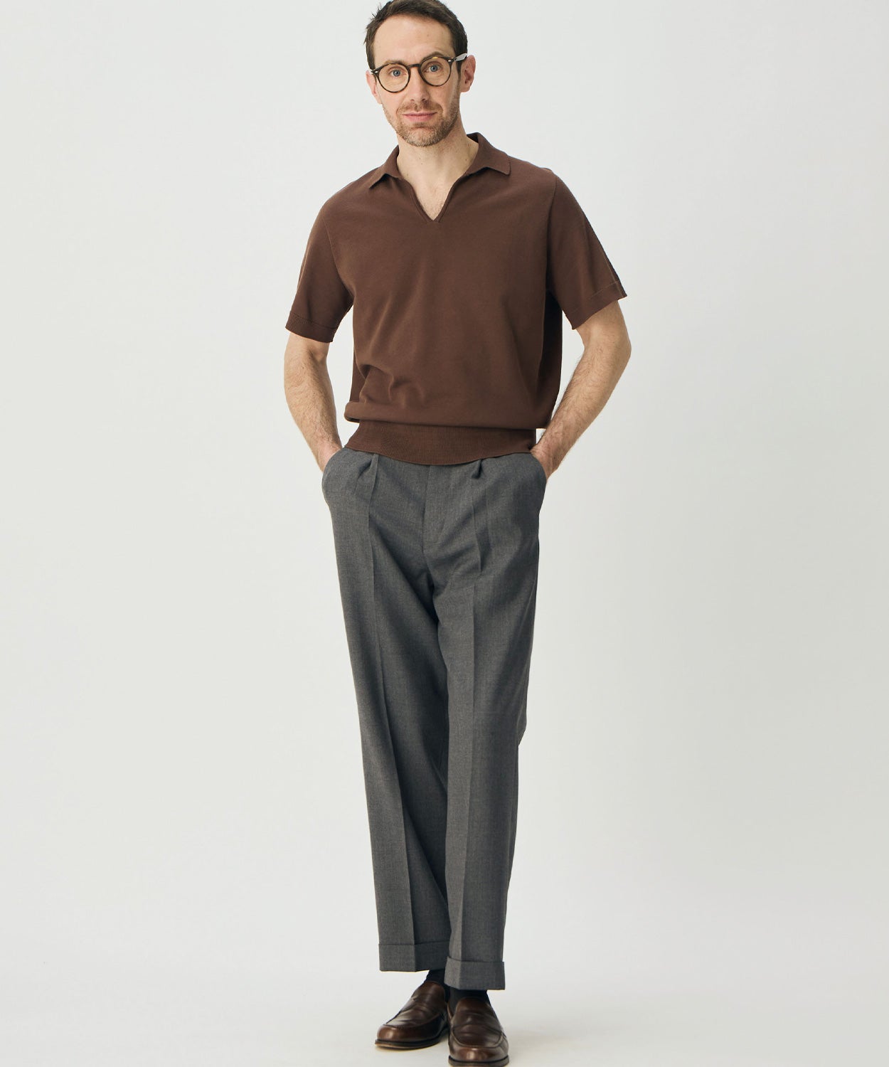 スキッパーシャツ/ラムズゲート(MEN) 全3色 | BRITISH MADE