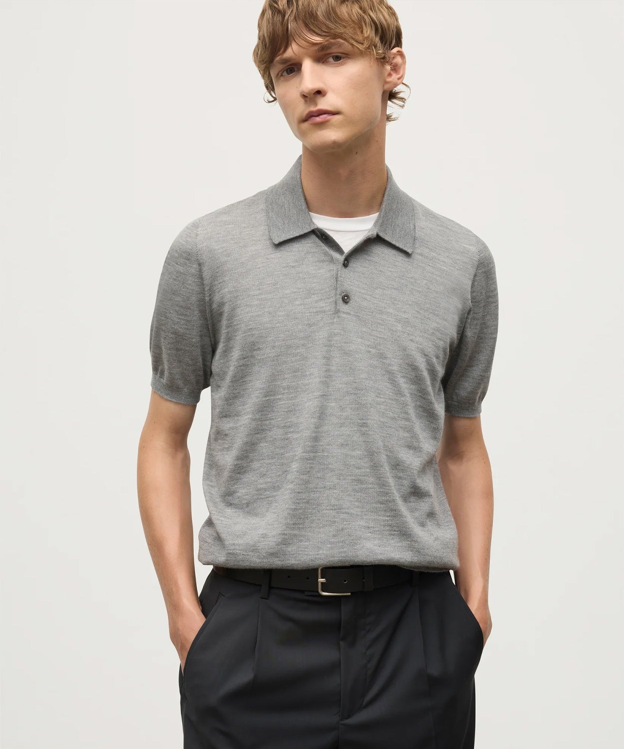 半袖ポロシャツ(カシミヤ)(MEN) 全3色 | BRITISH MADE