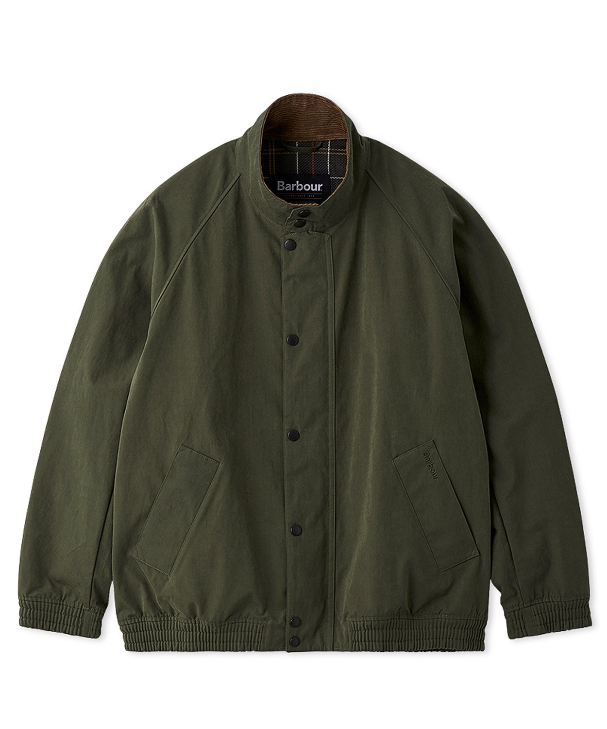 Barbour トランスポート スタンドカラー　セージグリーン 38 スタンドカラー ピーチド トランスポート(ノンワックス)(UNISEX) 全2色