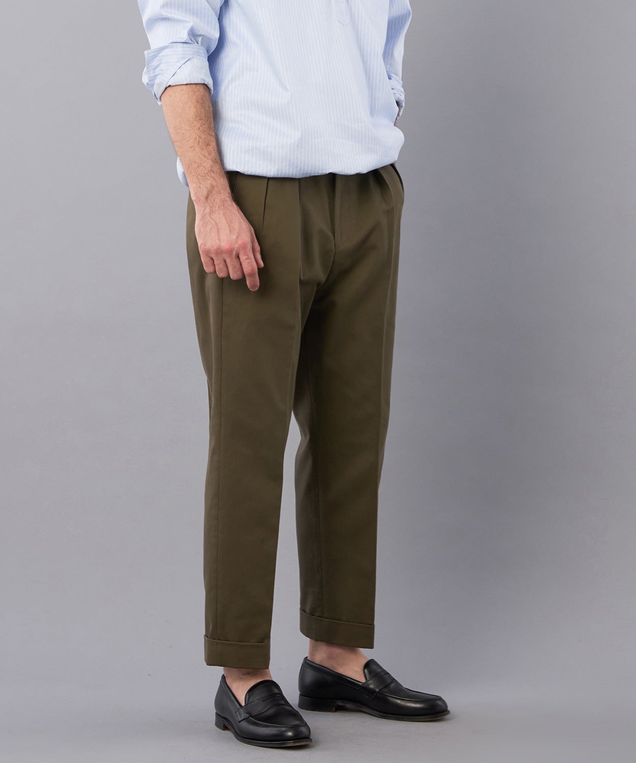 オフィサーパンツ/ポーツマス(コットンドリル)(MEN) 全1色 | BRITISH MADE