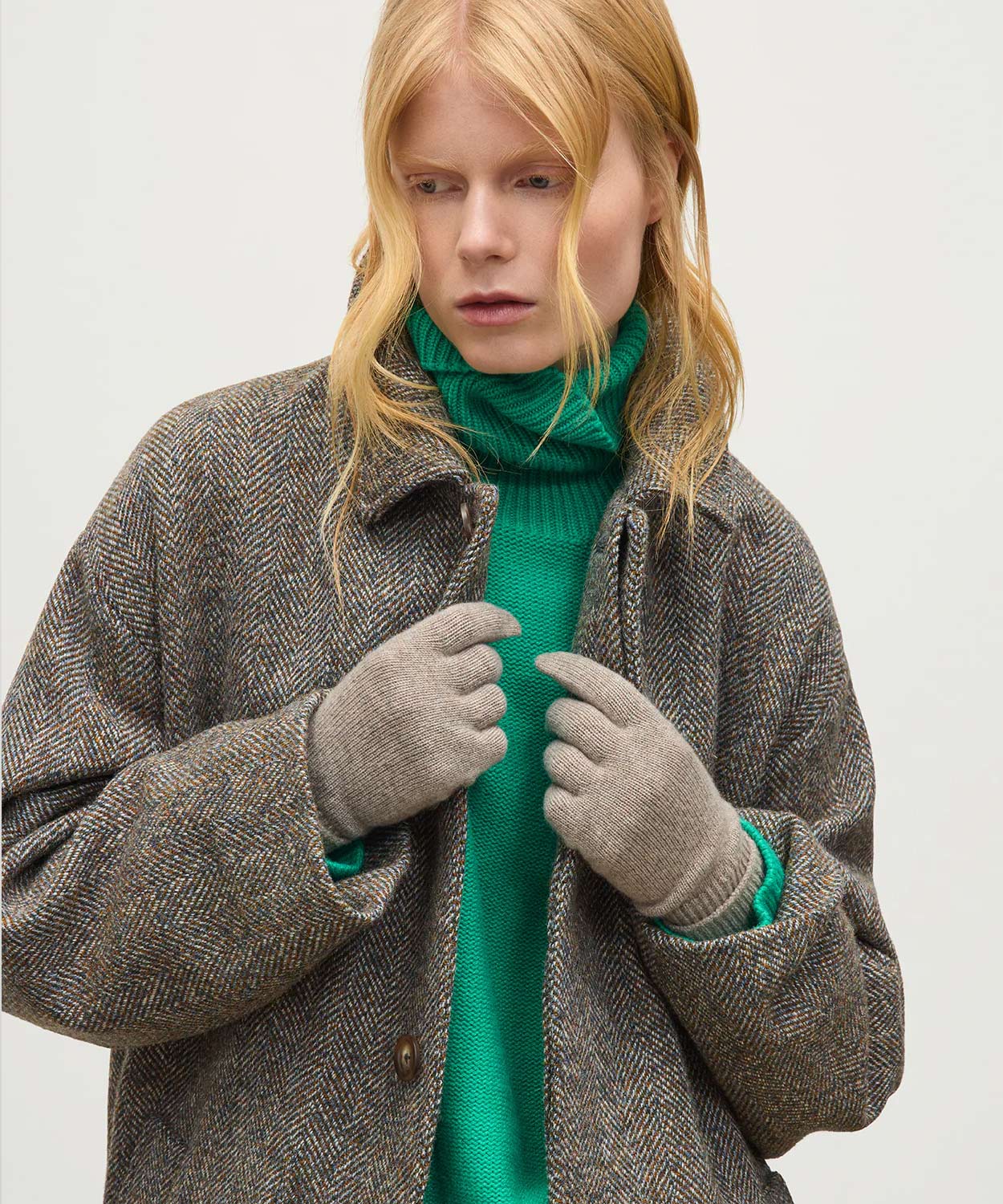 ターンバックカフグローブ(カシミヤ)(WOMEN) 全6色 | BRITISH MADE