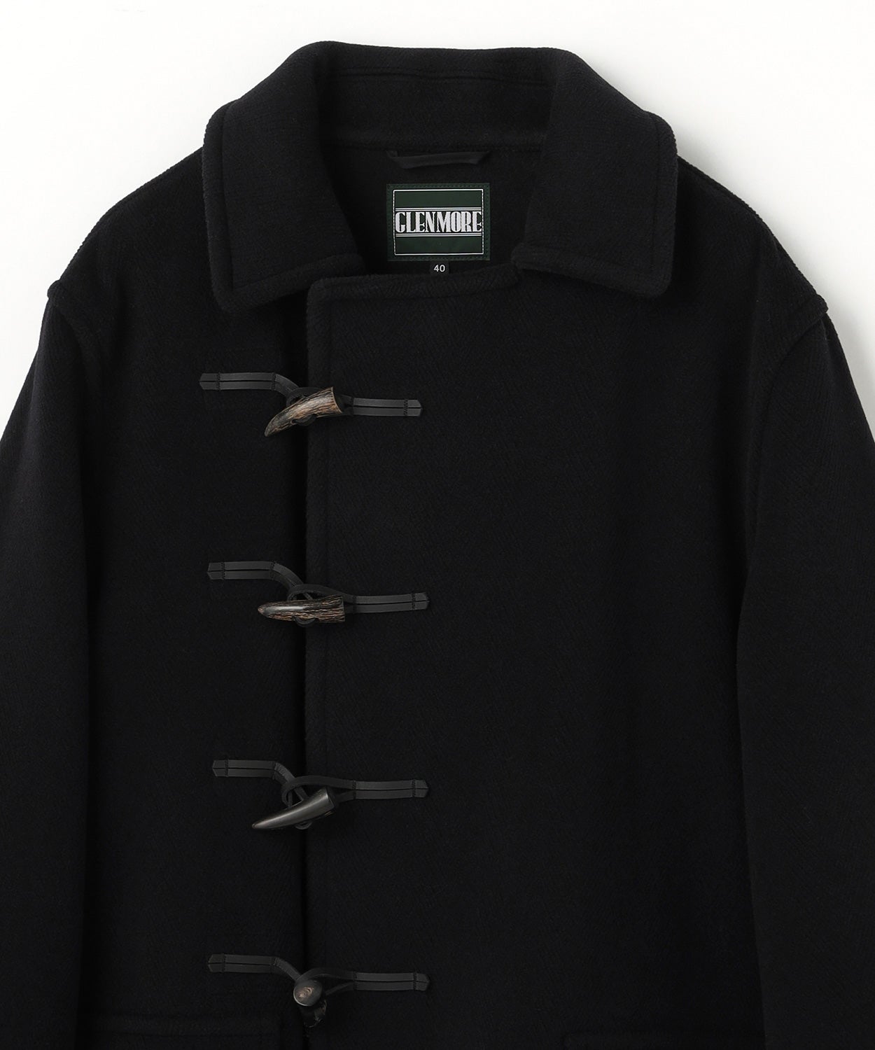 ヘリンボーンポストマンダッフルコート(ウール)(MEN) 全2色 | BRITISH MADE
