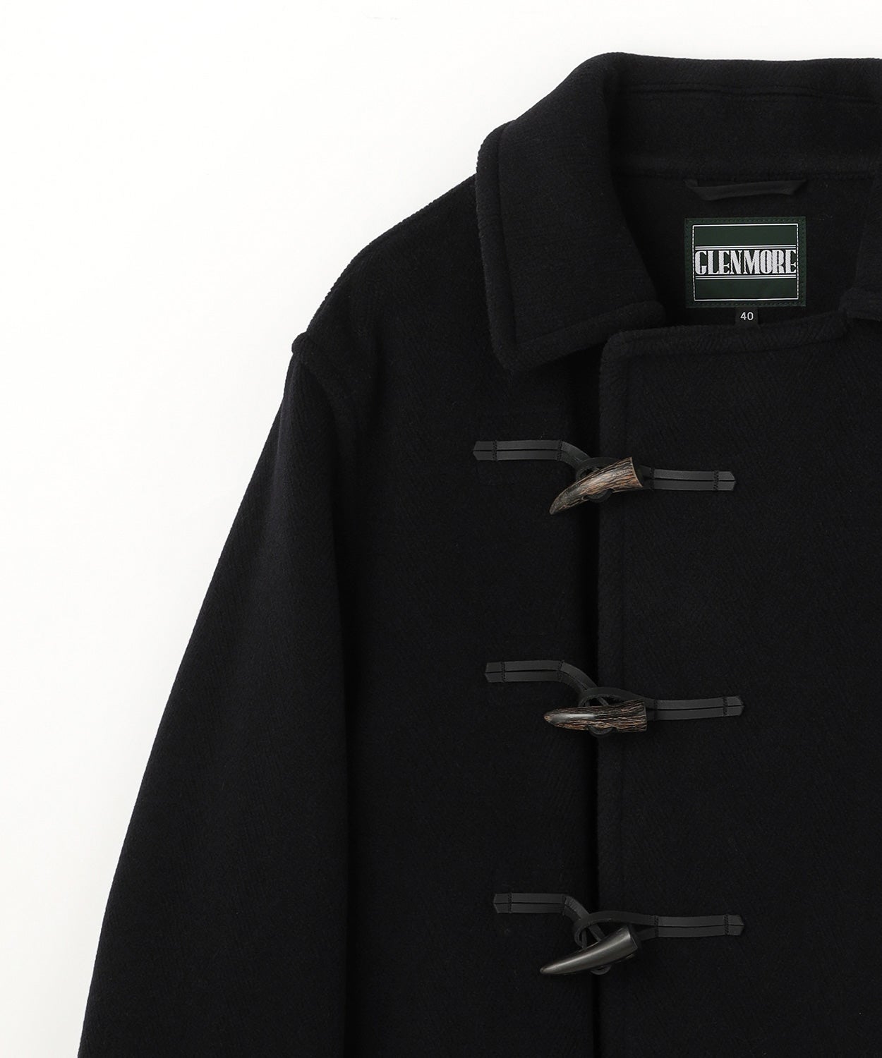 ヘリンボーンポストマンダッフルコート(ウール)(MEN) 全2色 | BRITISH MADE