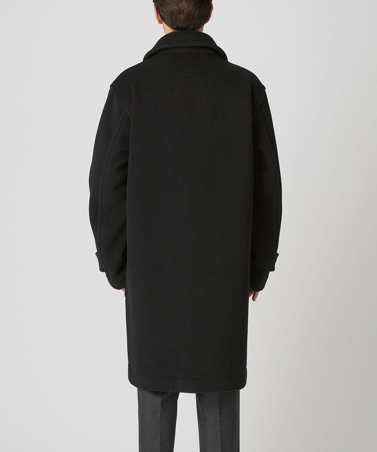 ヘリンボーンポストマンダッフルコート(ウール)(MEN) 全2色 | BRITISH MADE