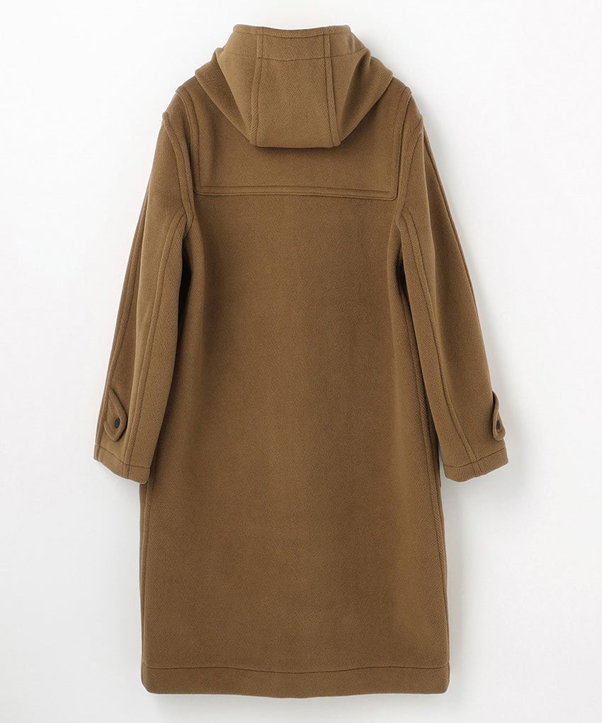 ヘリンボーンロングダッフルコート(ウール)(UNISEX) 全3色 | BRITISH MADE