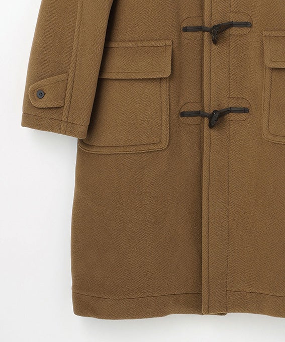 ヘリンボーンロングダッフルコート(ウール)(UNISEX) 全3色 | BRITISH MADE