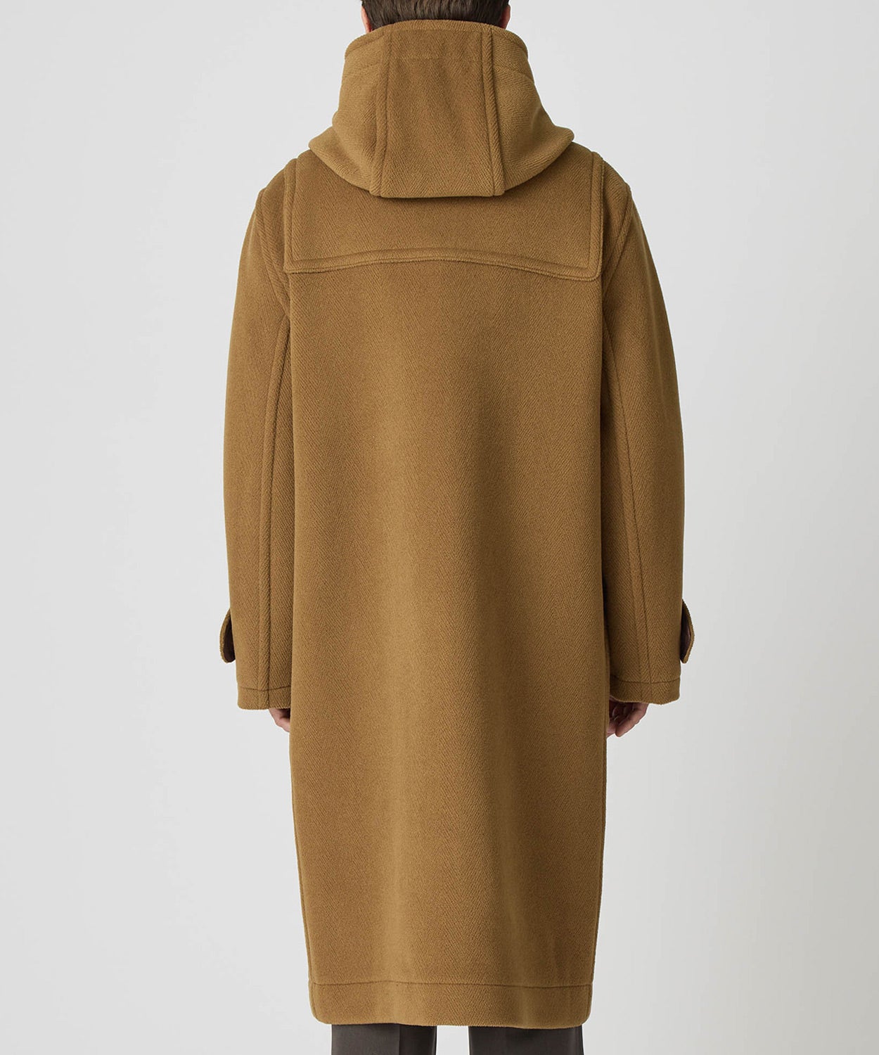 ヘリンボーンロングダッフルコート(ウール)(UNISEX) 全3色 | BRITISH MADE