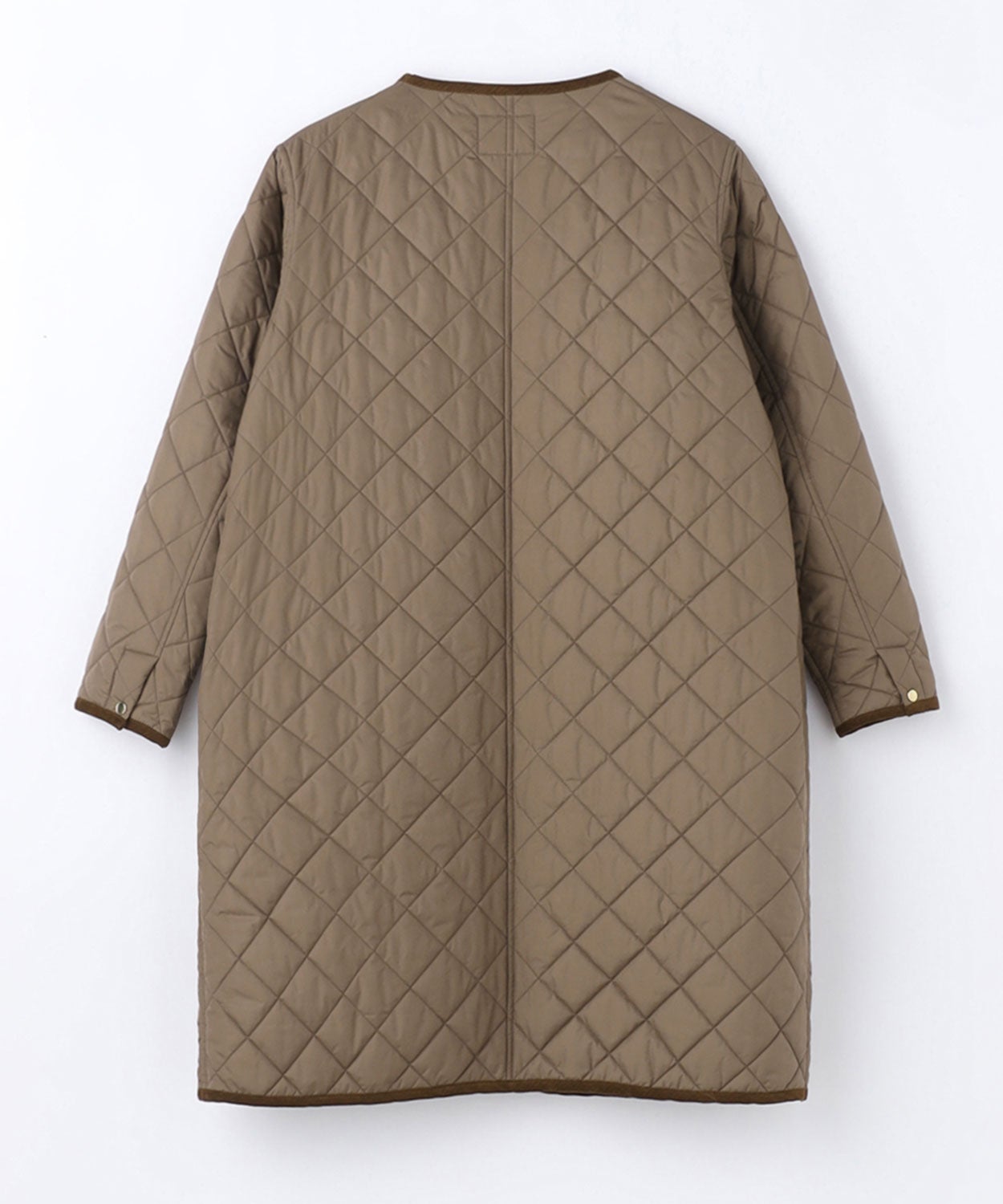 ノーカラーキルティングコート(WOMEN) 全3色 | BRITISH MADE
