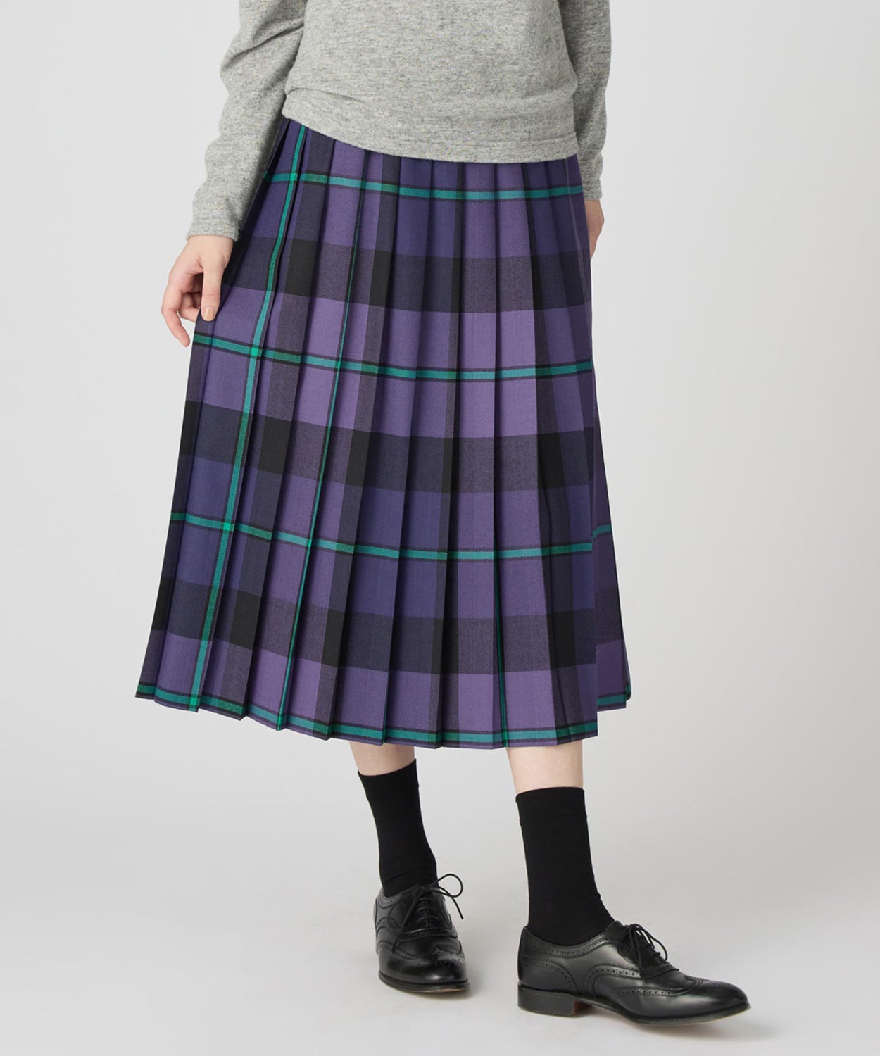 別注]プリーツロングスカート(ウール) 全2色 | BRITISH MADE