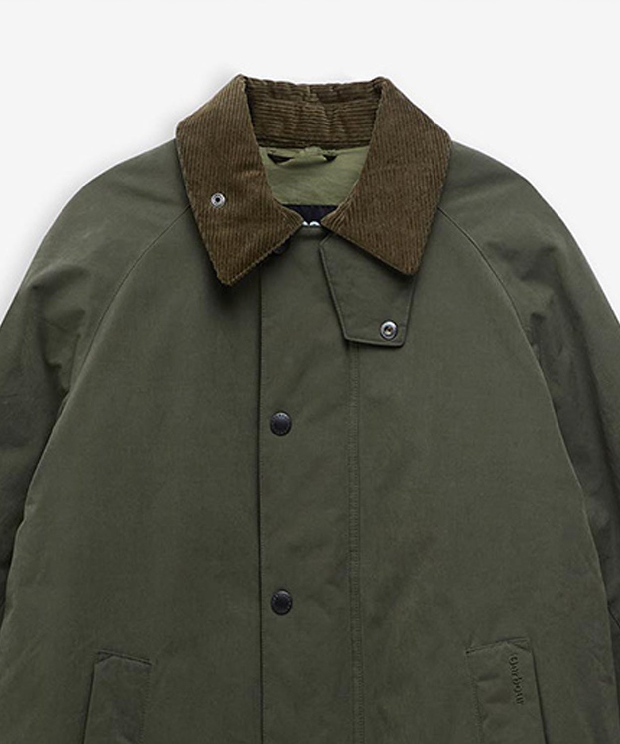 Barbour エクスモア ナイロン ミドルレングス　コート　38 エクスモア中綿ミドルレングスコート(UNISEX) 全1色 | BRITISH MADE